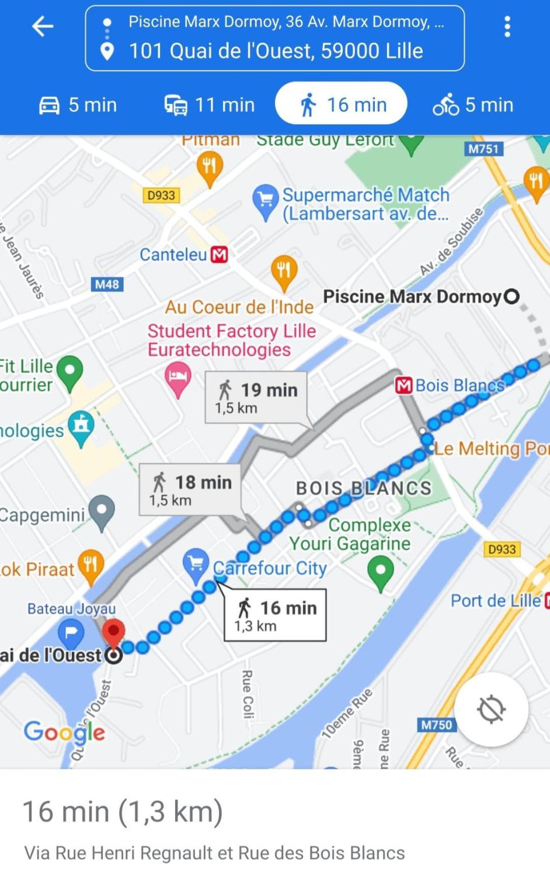 Bateau Peniche Lille - Euratechnologie Apartment ภายนอก รูปภาพ